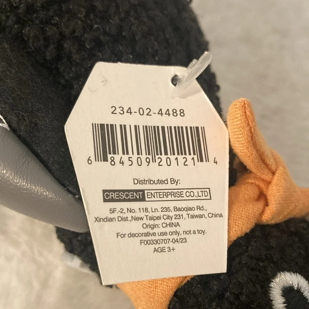 Target BP 2023 Halloween Crow Shelf Sitter Plush Figural